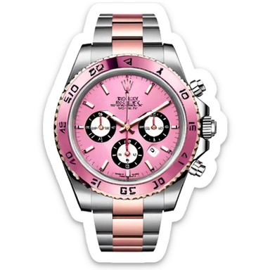 Pink Rolex and g wagon sticker