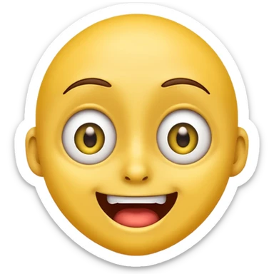 Freaky adult emoji  sticker