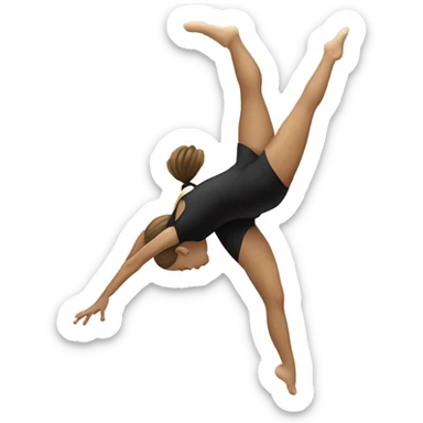 Sport gymnastics  sticker