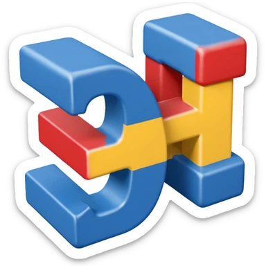 "ATX" Block letters painted the colors of the stemmas state flag sticker