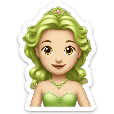 La princesse aux petits pois sticker