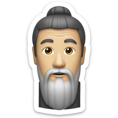 Confucius sticker