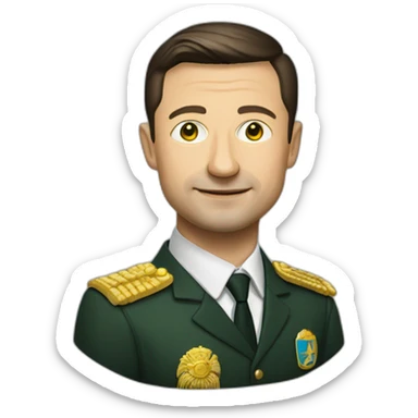 Volodymyr Zelensky sticker