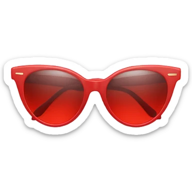 taylor swift red cateye sunglasses sticker