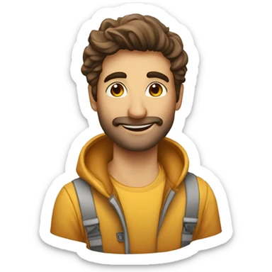 Homme Amoureux mais maalheureux sticker