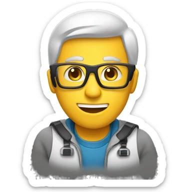 a video editor with comput sticker