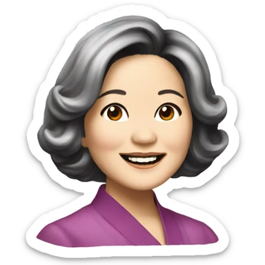 Teresa teng great singer sticker