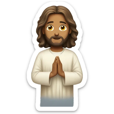 jesus christ pray sticker