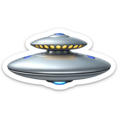 ufo craft sticker