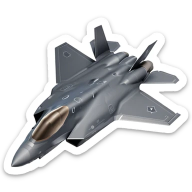 F-35 Lightning II - Lockheed Martin (Model Year: 2022) (Iconic colour: Stealth gray) sticker