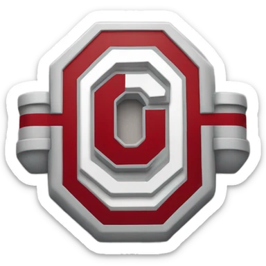 Ohio state logo sticker