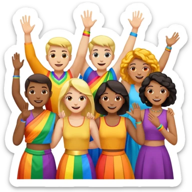 pride charcters sticker