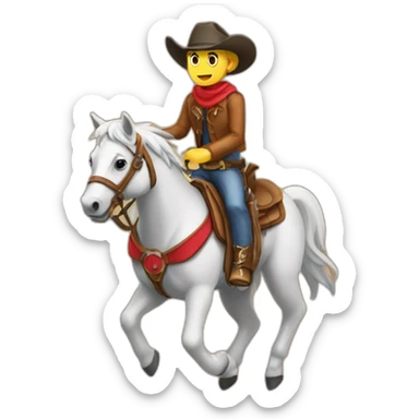 Save a horse ride a cowboy sticker