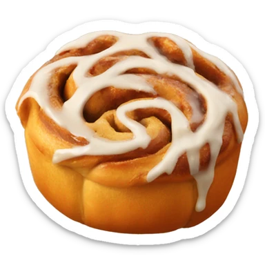 Pumpkin Cinnamon bun sticker