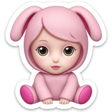 Labubu doll sticker