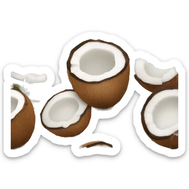 Coconut milk sticker
