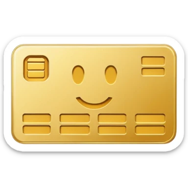 Loyalty card sticker