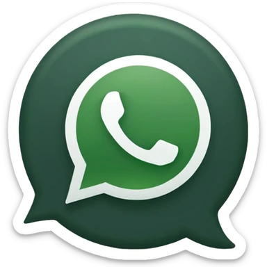 whatsapp logo sticker