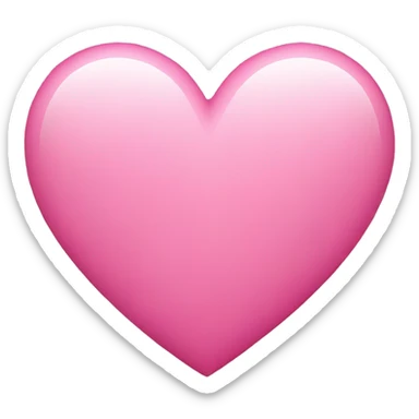 Pink heart sticker