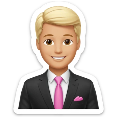 Barbie Ken hace sticker