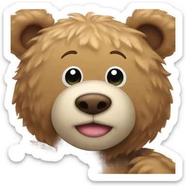 Big teddy bear  sticker