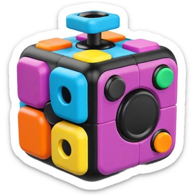 fidget cube sticker