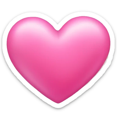 Pink heart  sticker