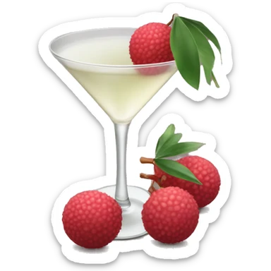 lychee martini  sticker