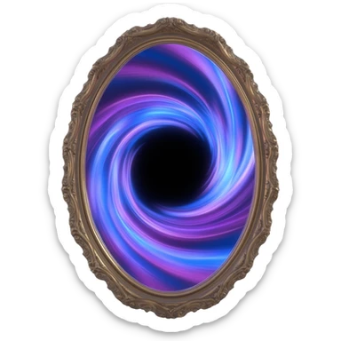 Mirror Portal sticker