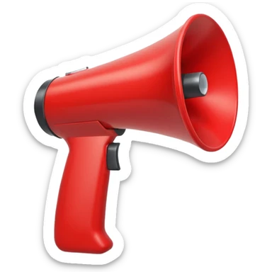 megaphone sticker