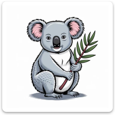 Koala sticker