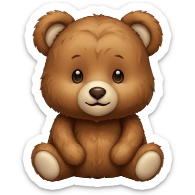 Oso de peluche Adorable sticker