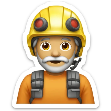 Lula com capacete sticker