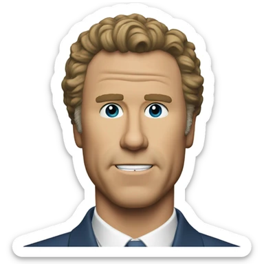 Will Ferrell sticker
