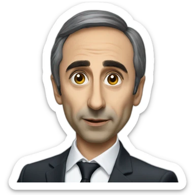 Éric Zemmour play trompete  sticker