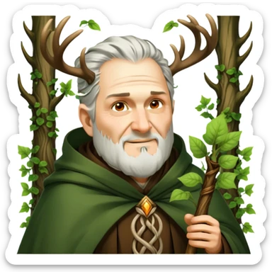 Forest Wizard sticker