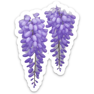 Wisteria sticker
