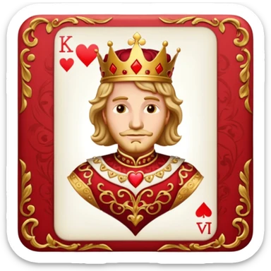 King of Hearts sticker