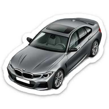 BMW F40 in metallic grey sticker