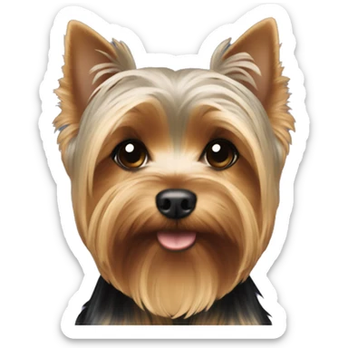 Short haired Yorkie sticker