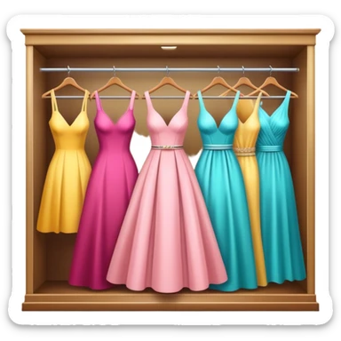 luxury dress wardrobe iconic sticker