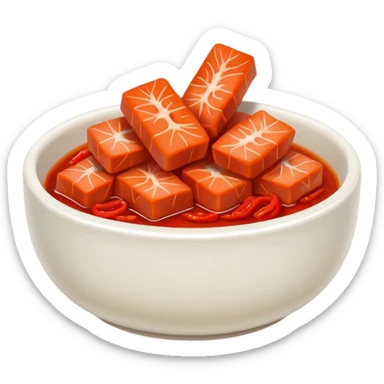 baechu kimchi inspired by reference photo sticker