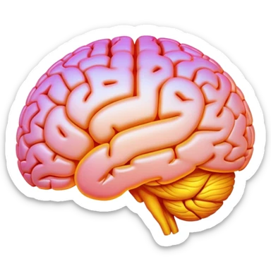 AI brain without barriers or chains, free-thinking AI sticker