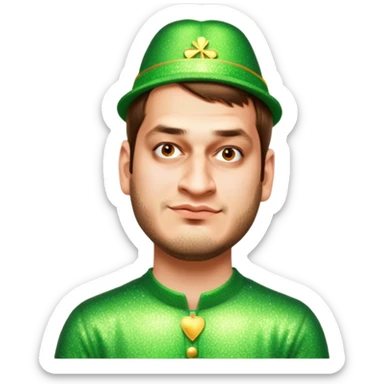 Sparkling Leprechaun sticker