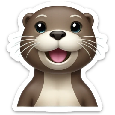 swimwear otter sticker