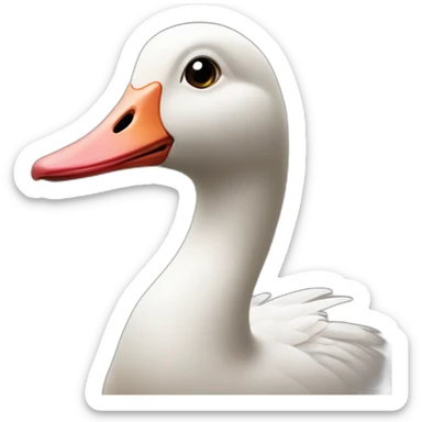 Detailed Jerry goose sticker