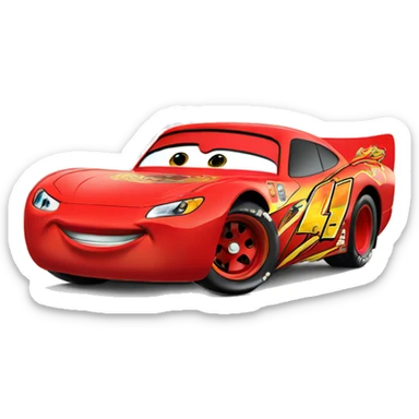 flash mcqueen sticker