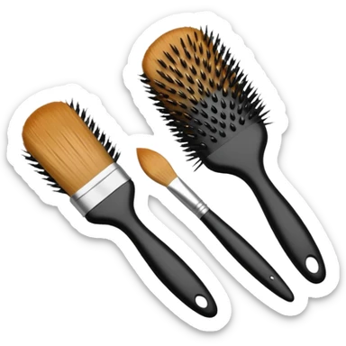 🖌️ Hair dye brush sticker
