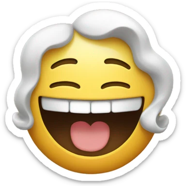 	“Design an emoji of a laughing face sticker