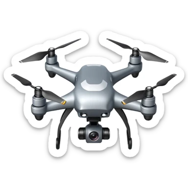 Dron emoji  fpv sticker